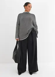 Pantalon évasé à pinces, bonprix