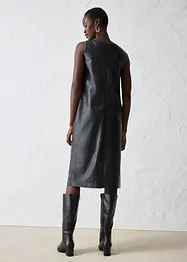 Robe en cuir d’agneau nappa, bonprix