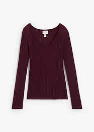 Pull en fine maille de laine mérinos, bonprix