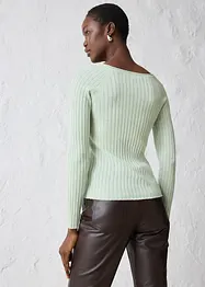 Pull en fine maille de laine mérinos, bonprix