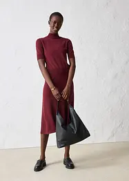 Pull doux à col roulé en laine mélangée, bonprix