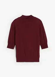 Pull doux à col roulé en laine mélangée, bonprix