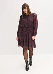 Robe en jersey mesh, bonprix