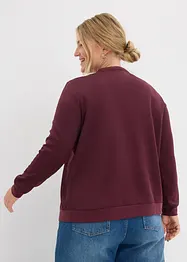 Sweat zippé en néoprène, bonprix
