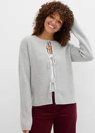 Gilet en maille à nœuds, bonprix