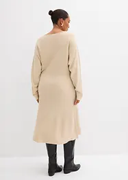 Robe midi en maille de viscose mélangée, bonprix