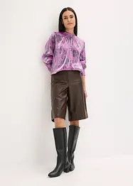 Blouse en satin de viscose mélangée, bonprix