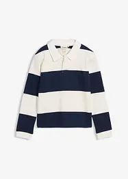 Sweat polo 100% coton, bonprix