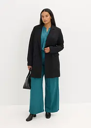 Blazer long en jersey milano, bonprix