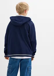 Gilet style universitaire en molleton 100% coton, bonprix