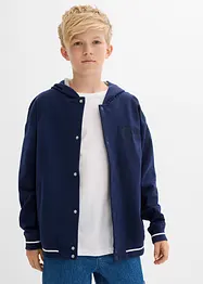 Gilet style universitaire en molleton 100% coton, bonprix