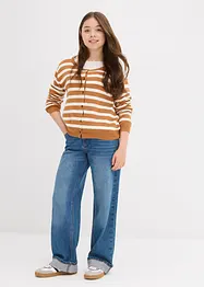 Gilet en fine maille de viscose mélangée, bonprix