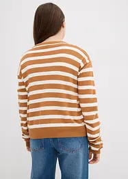 Gilet en fine maille de viscose mélangée, bonprix