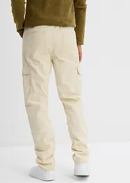 Pantalon cargo droit en toile de coton, loose, bonprix