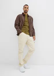 Pantalon cargo droit en toile de coton, loose, bonprix