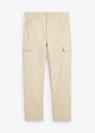 Pantalon cargo droit en toile de coton, loose, bonprix