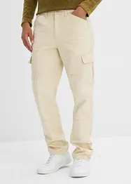 Pantalon cargo droit en toile de coton, loose, bonprix