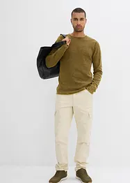 Pull aspect délavé, slim, bonprix