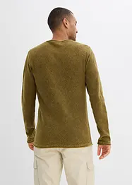 Pull aspect délavé, slim, bonprix