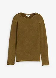 Pull aspect délavé, slim, bonprix