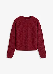 Pull à motif torsadé, bonprix
