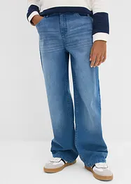 Jean à taille réglable, coupe droite et loose, bonprix