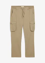 Pantalon droit cargo 100% coton, Regular, bonprix