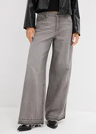 Jean large à taille mi-haute élastiquée, bonprix