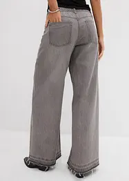 Jean large à taille mi-haute élastiquée, bonprix