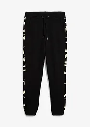 Pantalon de jogging avec empiècement, Regular, bonprix