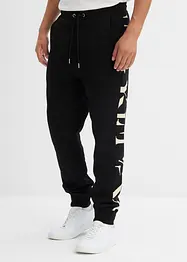 Pantalon de jogging avec empiècement, Regular, bonprix