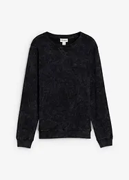 Sweat-shirt aspect délavé, 100% coton, bonprix