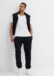 Pantalon de jogging aspect délavé 100% coton, loose, bonprix