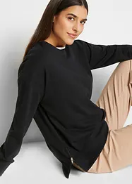 Sweat en coton mélangé, bonprix