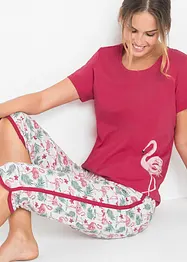 Pyjama corsaire 100% coton, bonprix