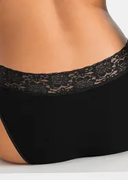 Lot de 5 slips à dentelle, bonprix