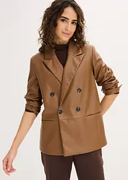 Blazer oversize enduit, bonprix