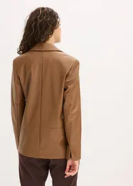 Blazer oversize enduit, bonprix