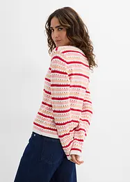 T-shirt en maille rayé, bonprix