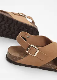 Sandales en cuir, bonprix