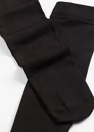 Lot de 3 paires de mi-bas thermo 120den avec intérieur éponge, bonprix