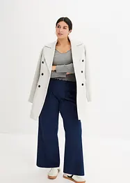 Pantalon évasé taille haute, bonprix