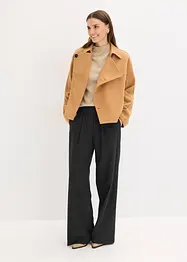 Veste aspect laine à boutons en diagonale, bonprix