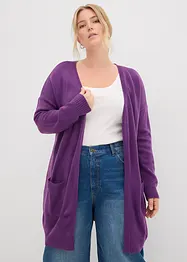 Gilet long en maille, bonprix