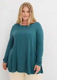 T-shirt à manches longues en viscose douce, bonprix