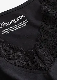 Pyjama avec finitions dentelle, bonprix