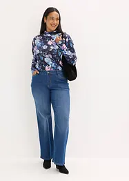 T-shirt manches longues en viscose douce et extensible, bonprix