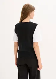 Gilet sans manches en maille, bonprix