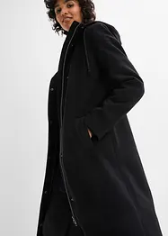 Manteau aspect laine, coupe longue, bonprix
