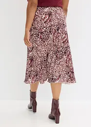 Jupe en satin texturé, bonprix